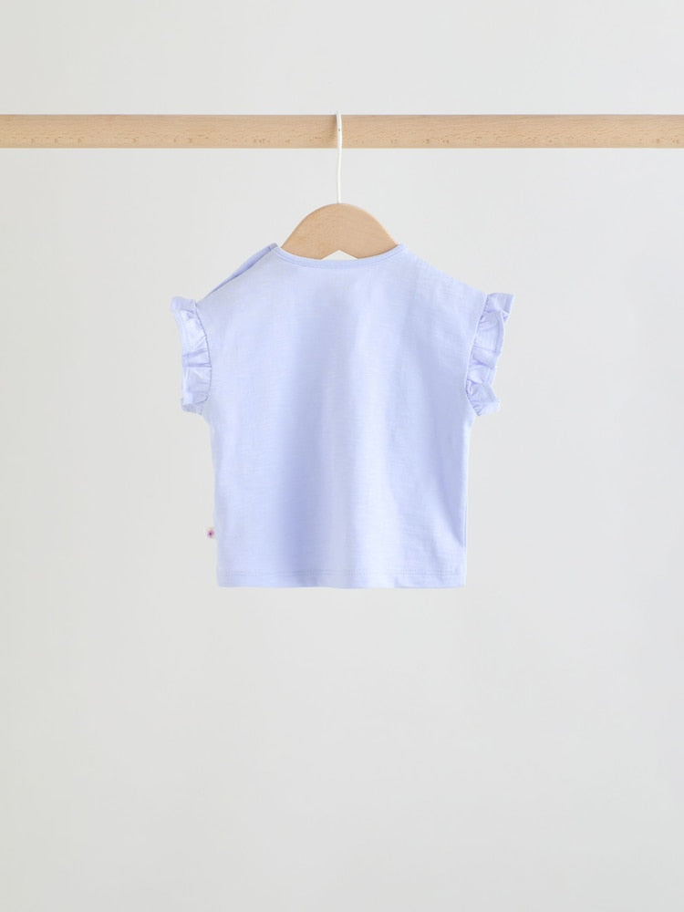 Multi Character Short Sleeve Top and Shorts Baby Set 6 Piece (0mths-2yrs) - Size Up to 1 Month (56cm)