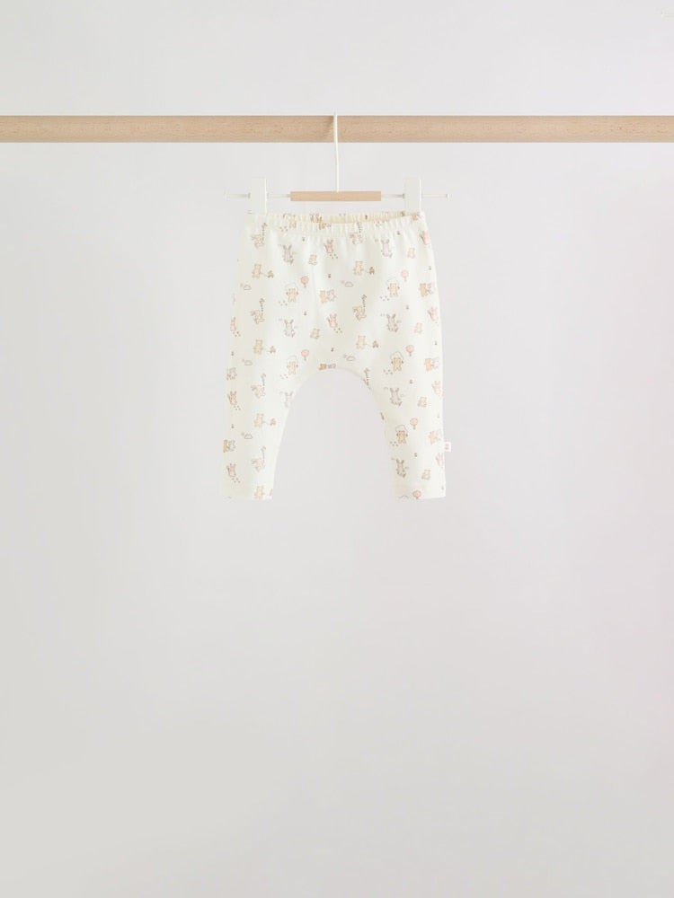 Grey and Pink Short Sleeve Top and Leggings Baby Set 6 Piece (0mths-3yrs)