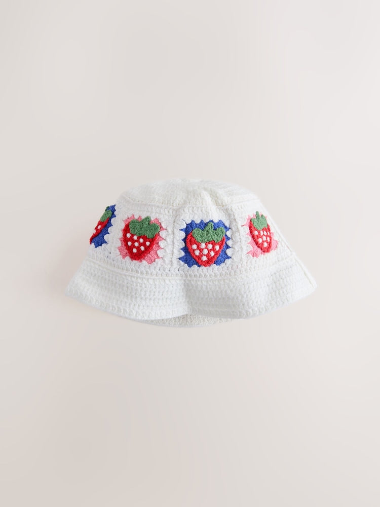 Crochet Knitted Baby Bucket Hat