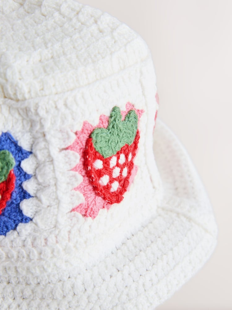 Crochet Knitted Baby Bucket Hat
