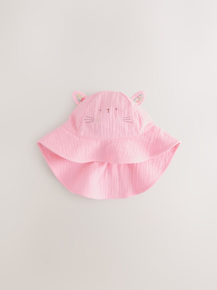 Pink Bunny Baby Bucket Hat
