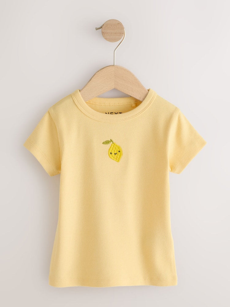 Bright Fruit Short Sleeve T-Shirts 5 Pack (3mths-7yrs)