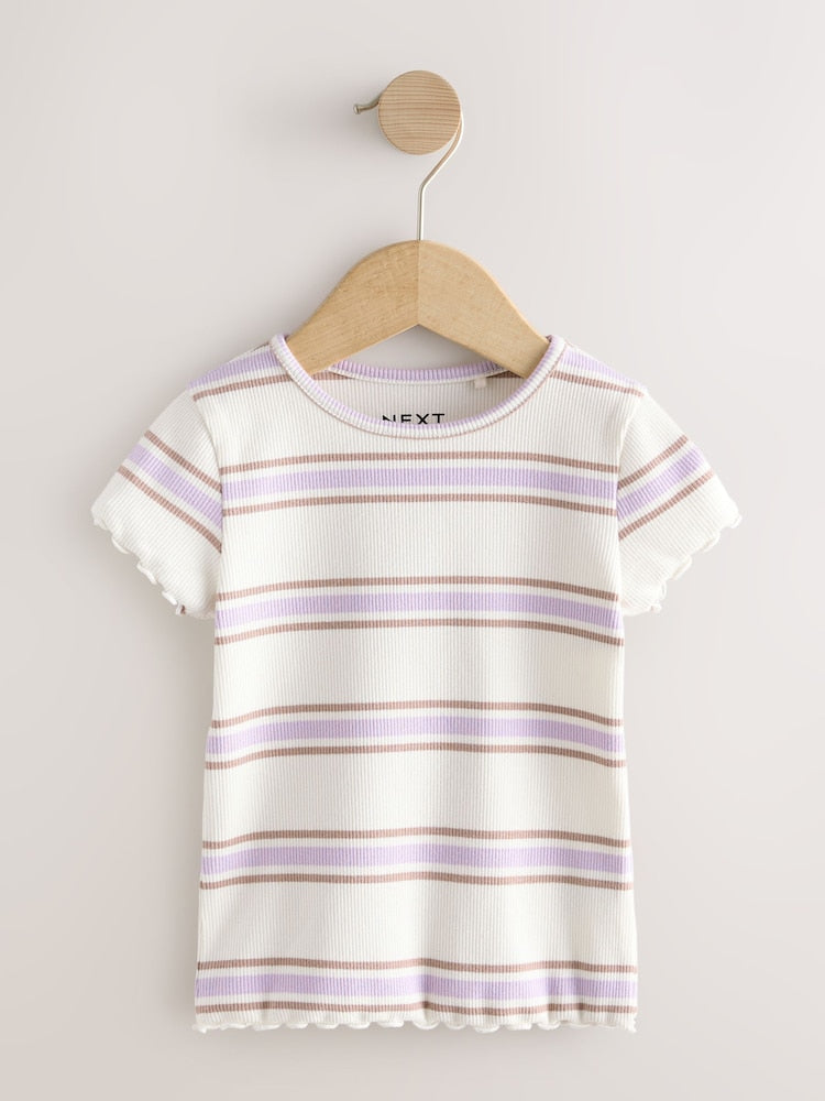 Neutral Short Sleeve T-Shirts 5 Pack (3mths-7yrs)