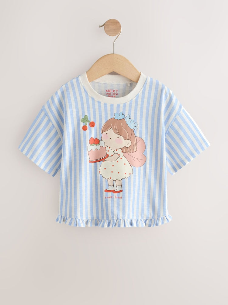 Patchwork Strawberry T-Shirts 4 Pack (3mths-7yrs)