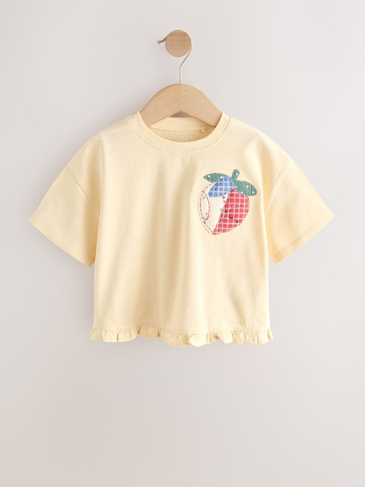 Patchwork Strawberry T-Shirts 4 Pack (3mths-7yrs)