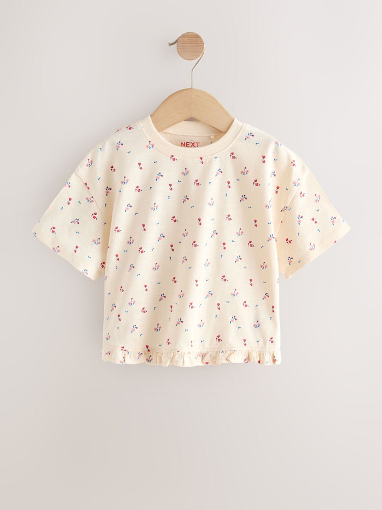 Patchwork Strawberry T-Shirts 4 Pack (3mths-7yrs)