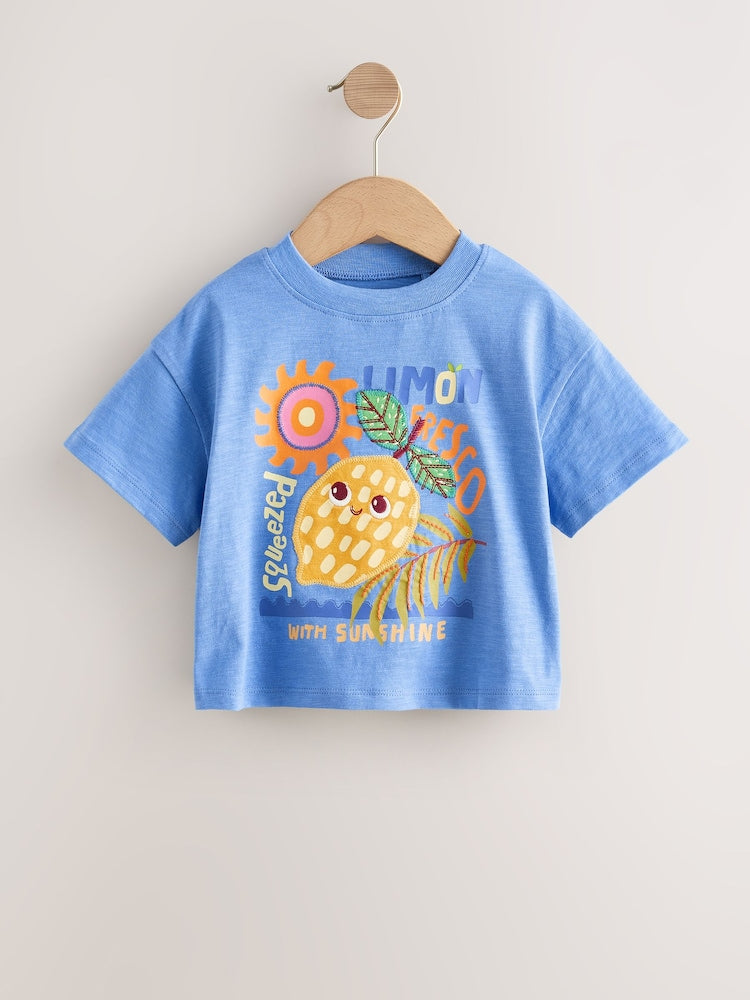 Orange/Purple T-Shirts 4 Pack (3mths-7yrs)