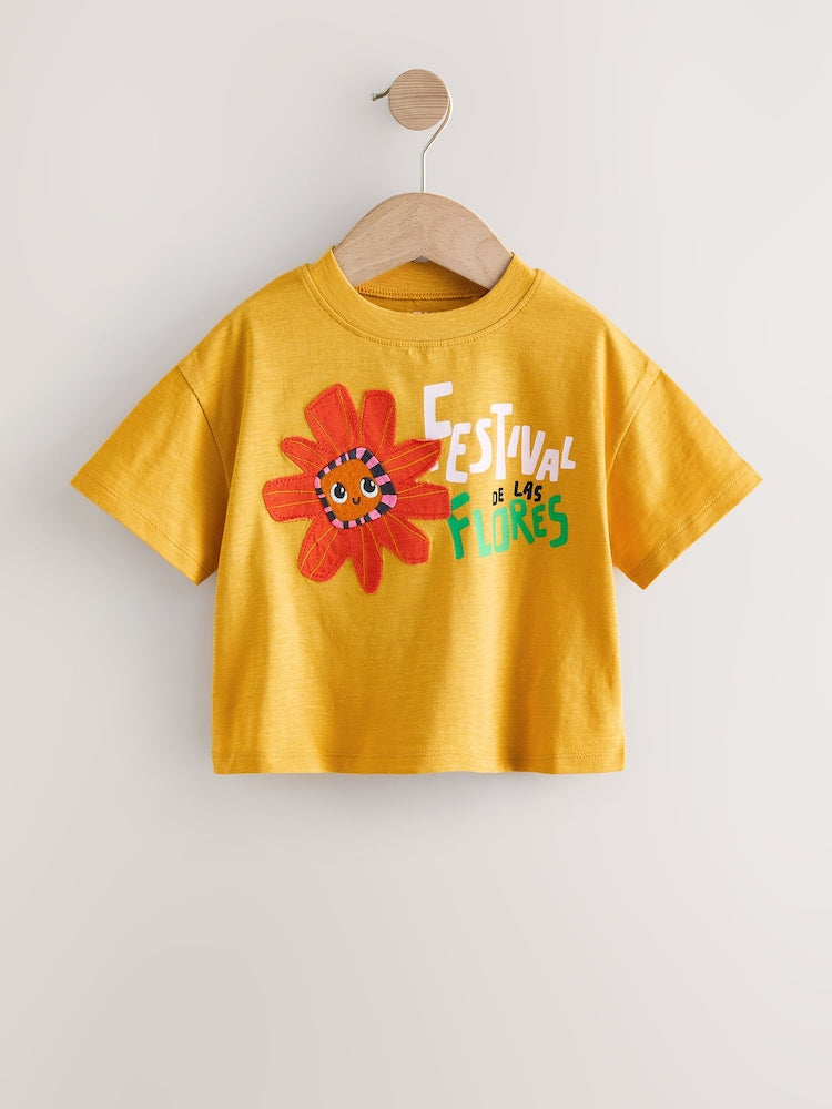 Orange/Purple T-Shirts 4 Pack (3mths-7yrs)