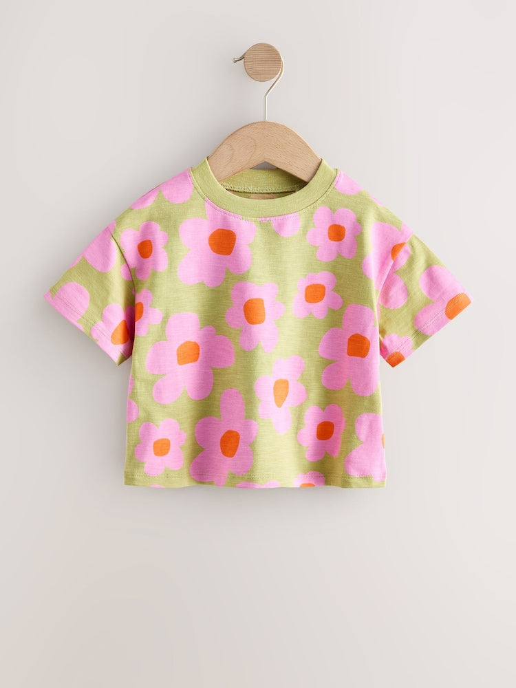 Orange/Purple T-Shirts 4 Pack (3mths-7yrs)