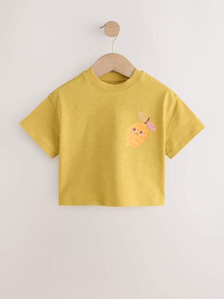 Green Fruit T-Shirts 3 Pack (3mths-7yrs)