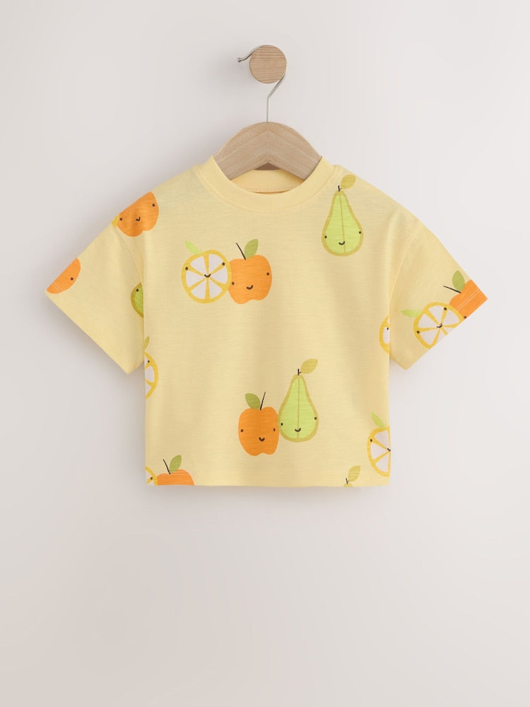 Green Fruit T-Shirts 3 Pack (3mths-7yrs)