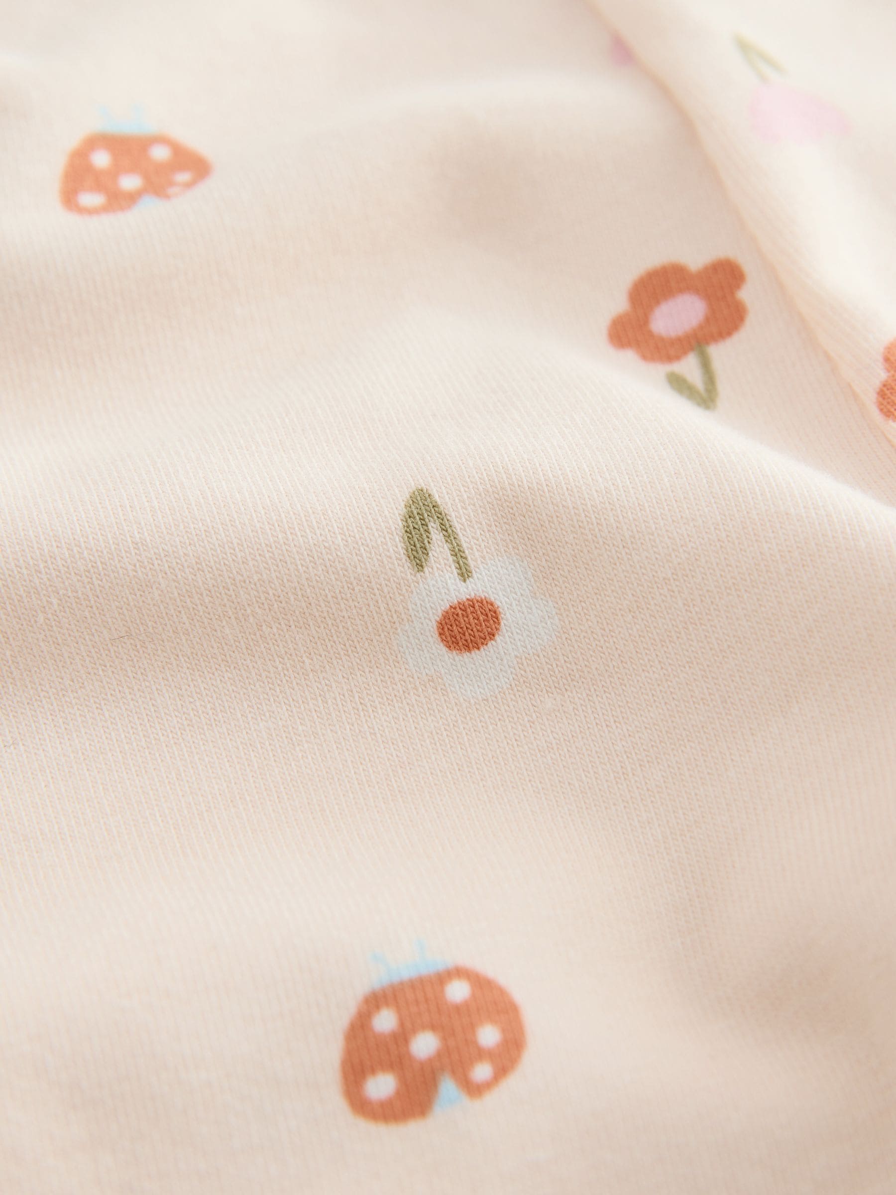 Pale Pink Butterfly Crop Leggings (3mths-7yrs) - Size 3-6 Months (62-68cm)