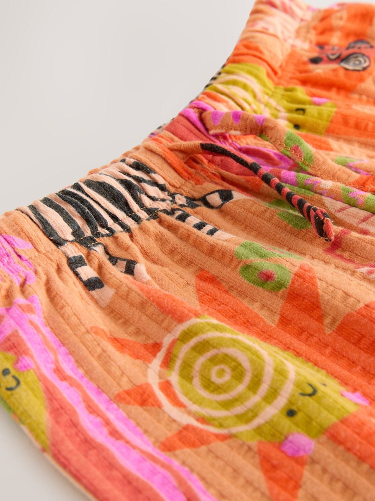 Orange Safari Wide Leg Trousers (3mths-7yrs)