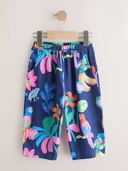 Navy Bird Barrel Leg Trousers (3mths-7yrs)