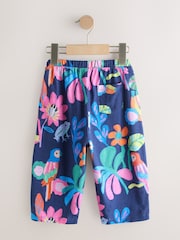 Navy Bird Barrel Leg Trousers (3mths-7yrs)