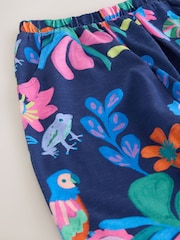 Navy Bird Barrel Leg Trousers (3mths-7yrs)