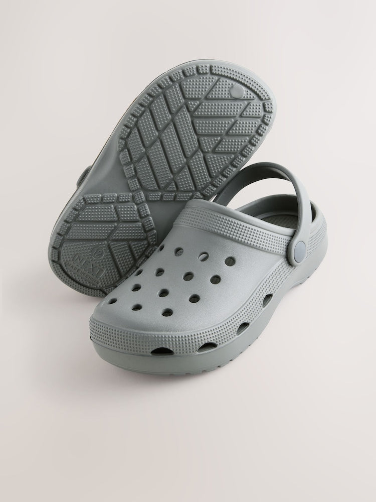 Grey Comfort Clogs