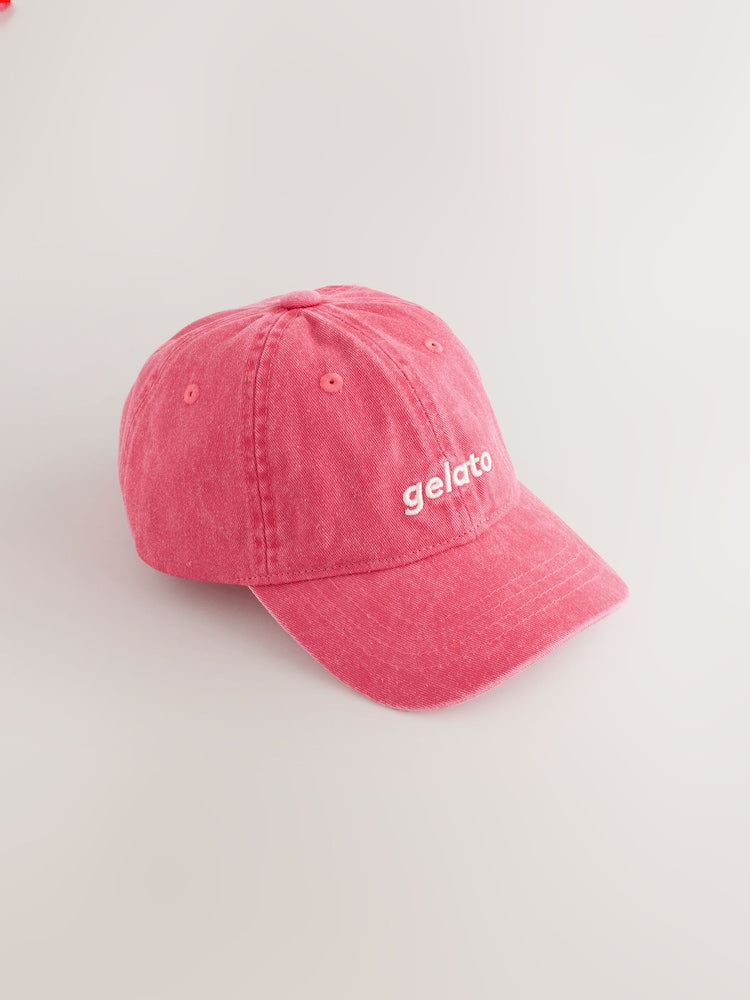 Red Gelato Baseball Cap (1-16yrs)