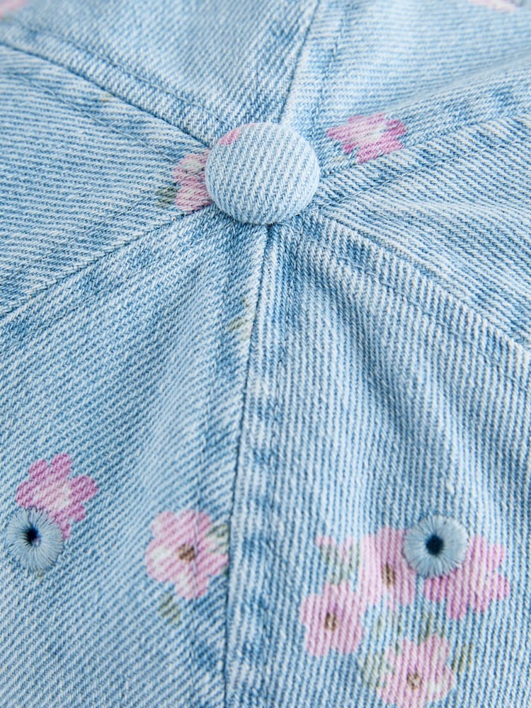 Denim Slogan Baseball Cap (1-16yrs)