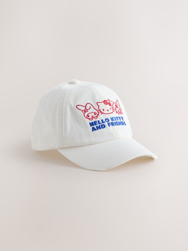 Cream/Red Hello Kitty Cap (1-16yrs)