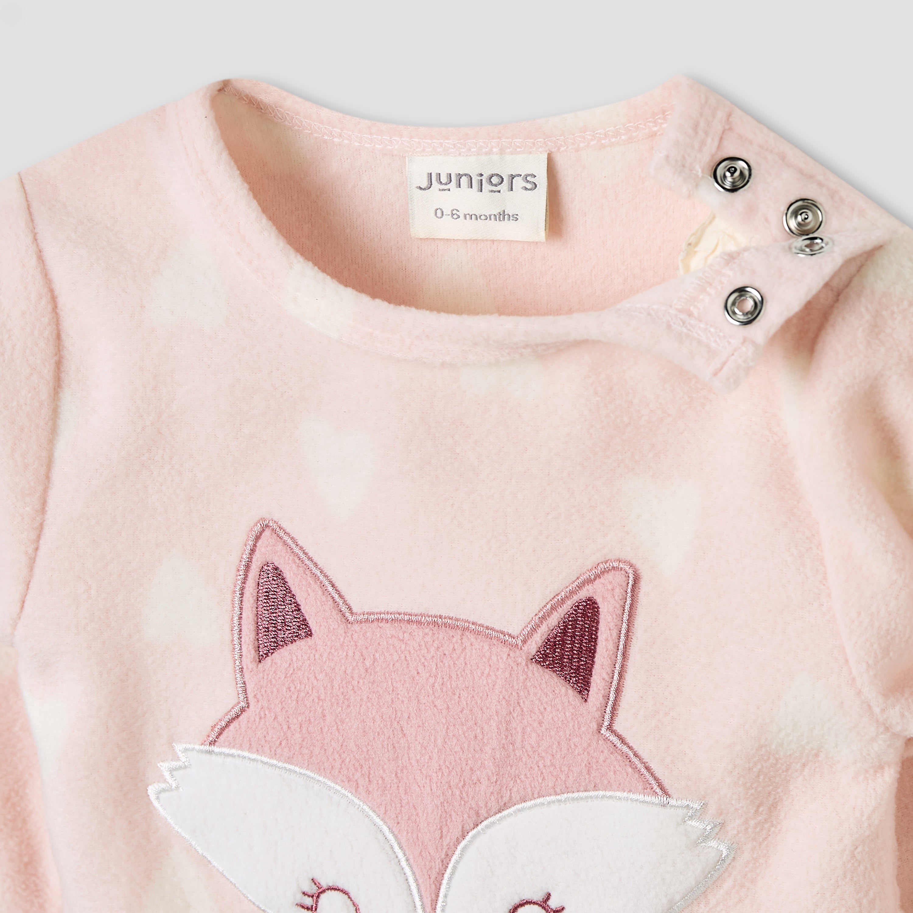 Juniors Pyjama Set with Assorted Print - Polyester - Long Sleeves - Round Neck - Pack of 2