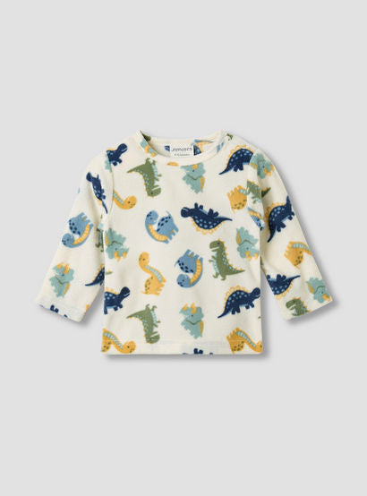 Juniors Pyjama Set with Dinosaur Print - Polyester - Long Sleeves - Round Neck - Set of 2-baby-boys-clothing-nightwear-pyjamasets-image-2