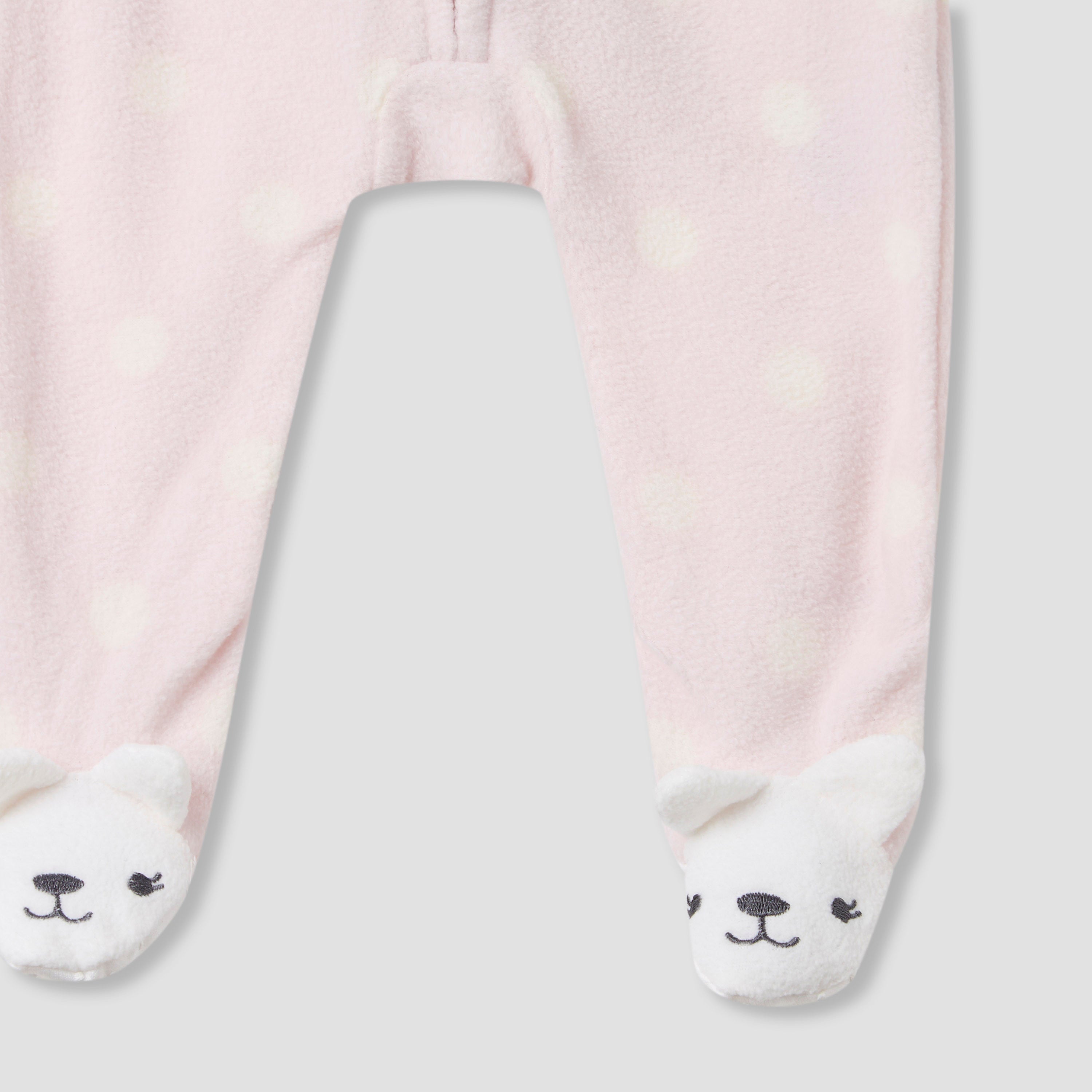 Juniors Round Neck Sleepsuit with Print - Polyester - Long Sleeves - Set of 2