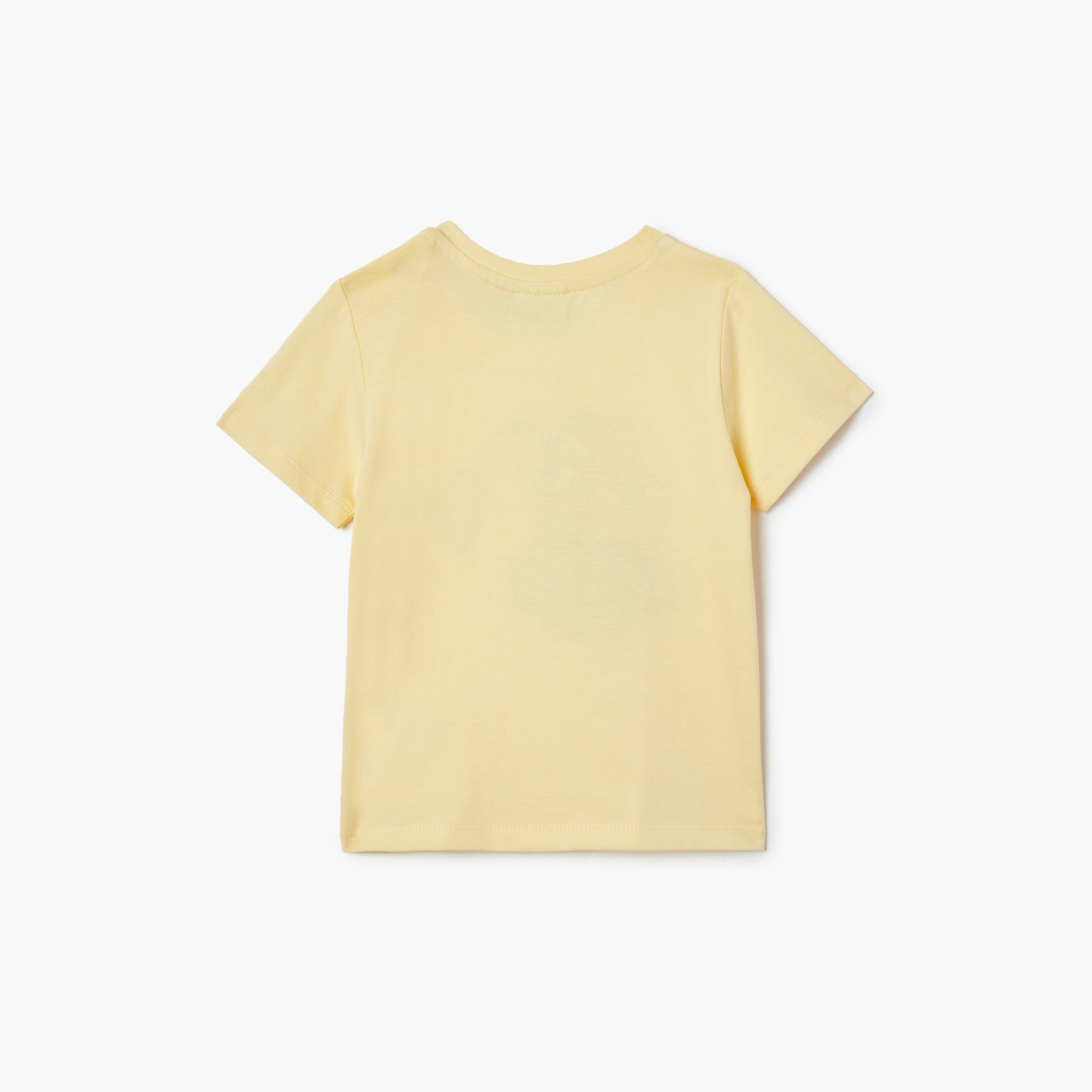 Juniors Printed T-shirt with Short Sleeves