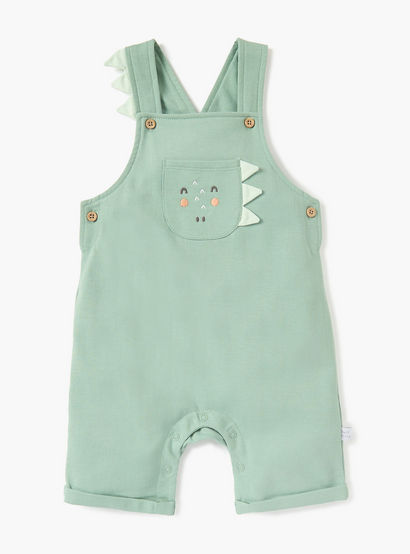 Juniors Applique Detail T-shirt and Dungarees Set-baby-boys-clothing-setsandcoords-image-3