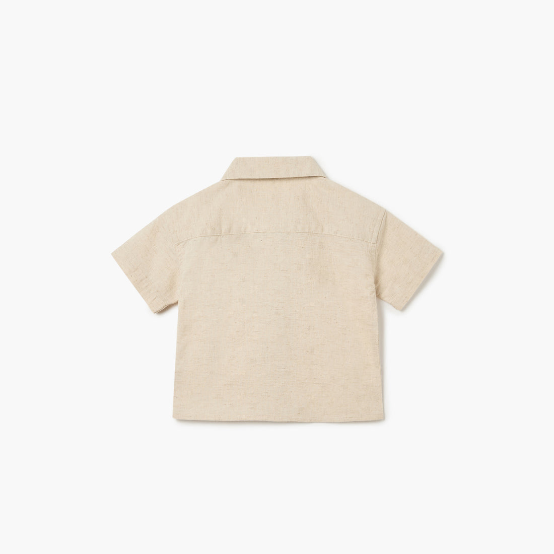 Giggles Textured Shirt with Crochet Pocket