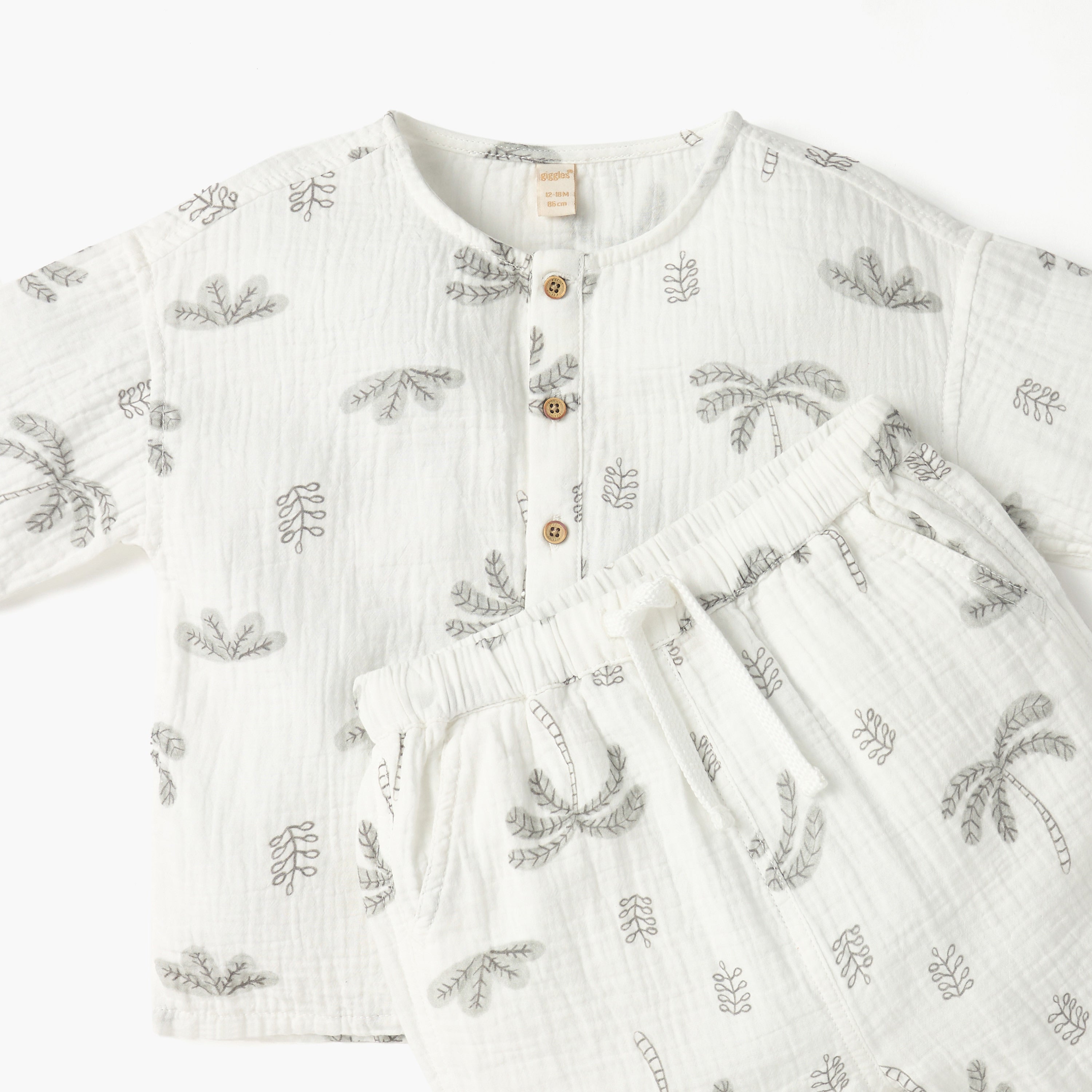 Giggles Printed T-shirt and Shorts Set