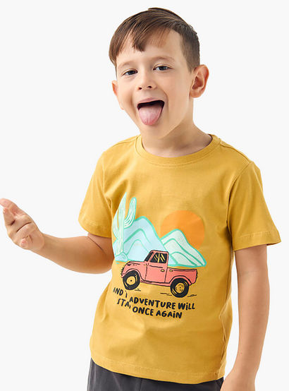 Juniors 3-Piece Printed T-shirt and Shorts Set-boys-clothing-setsandcoords-image-2