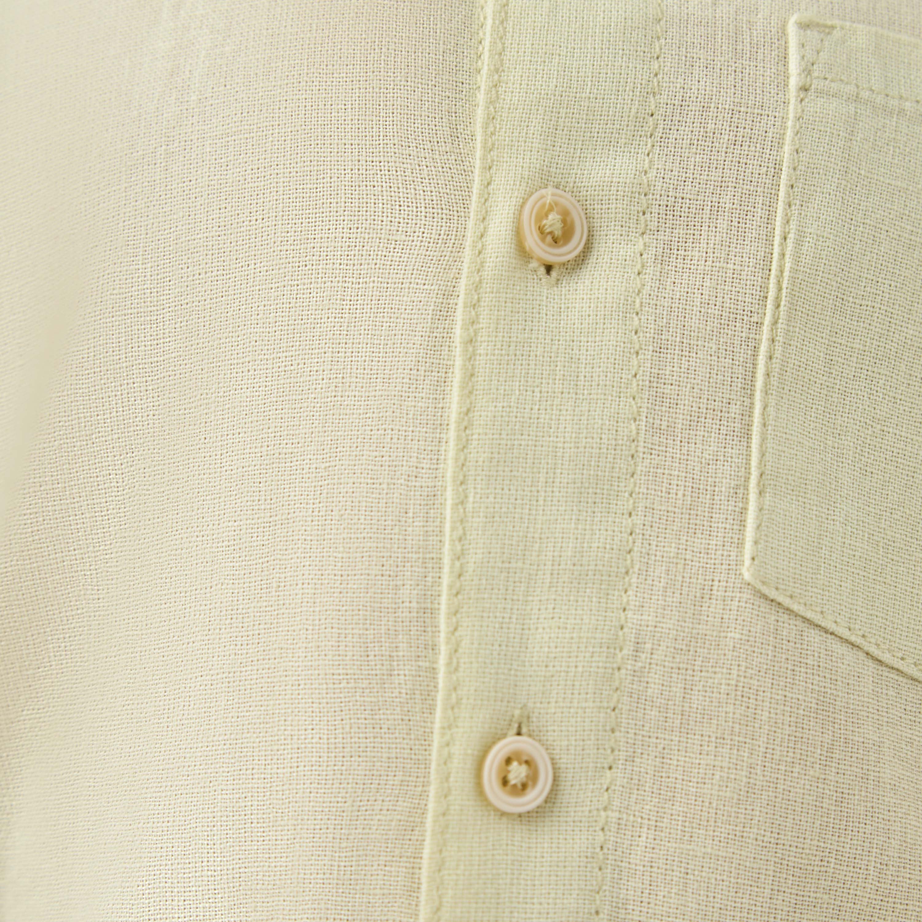 Juniors Solid Shirt with Short Sleeves and Chest Pocket