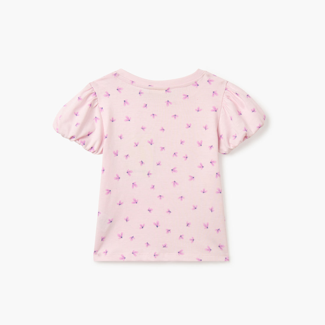Juniors Printed T-shirt with Short Sleeves
