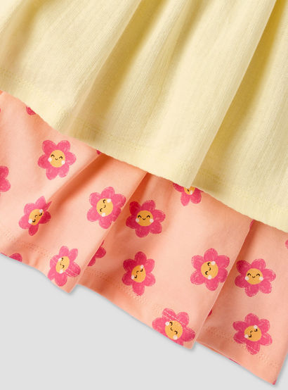 Juniors Floral Print Sleeveless Dress with Button Closure-baby-girls-clothing-dressesandjumpsuits-image-5
