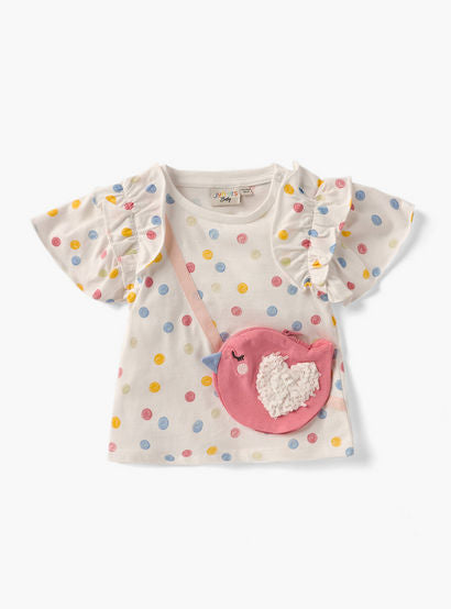 Juniors Printed T-shirt and Schiffli Detail Skirt Set-baby-girls-clothing-setsandcoords-image-2