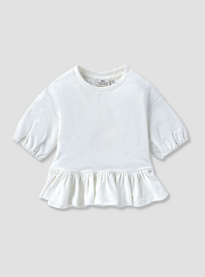 Juniors Textured Peplum Top and Shorts Set-baby-girls-clothing-setsandcoords-image-2