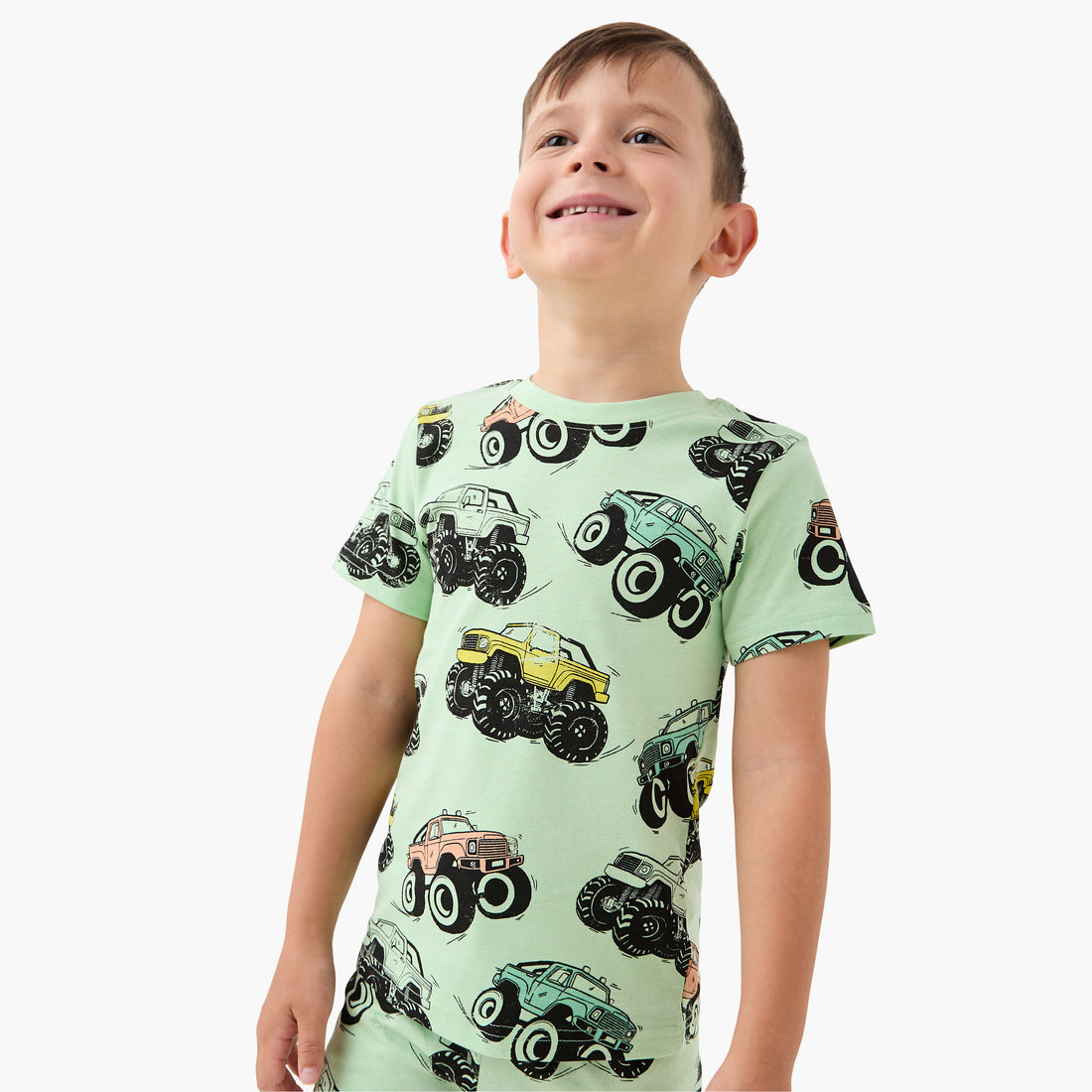 Juniors Vehicle Print T-shirt and Pyjama Set