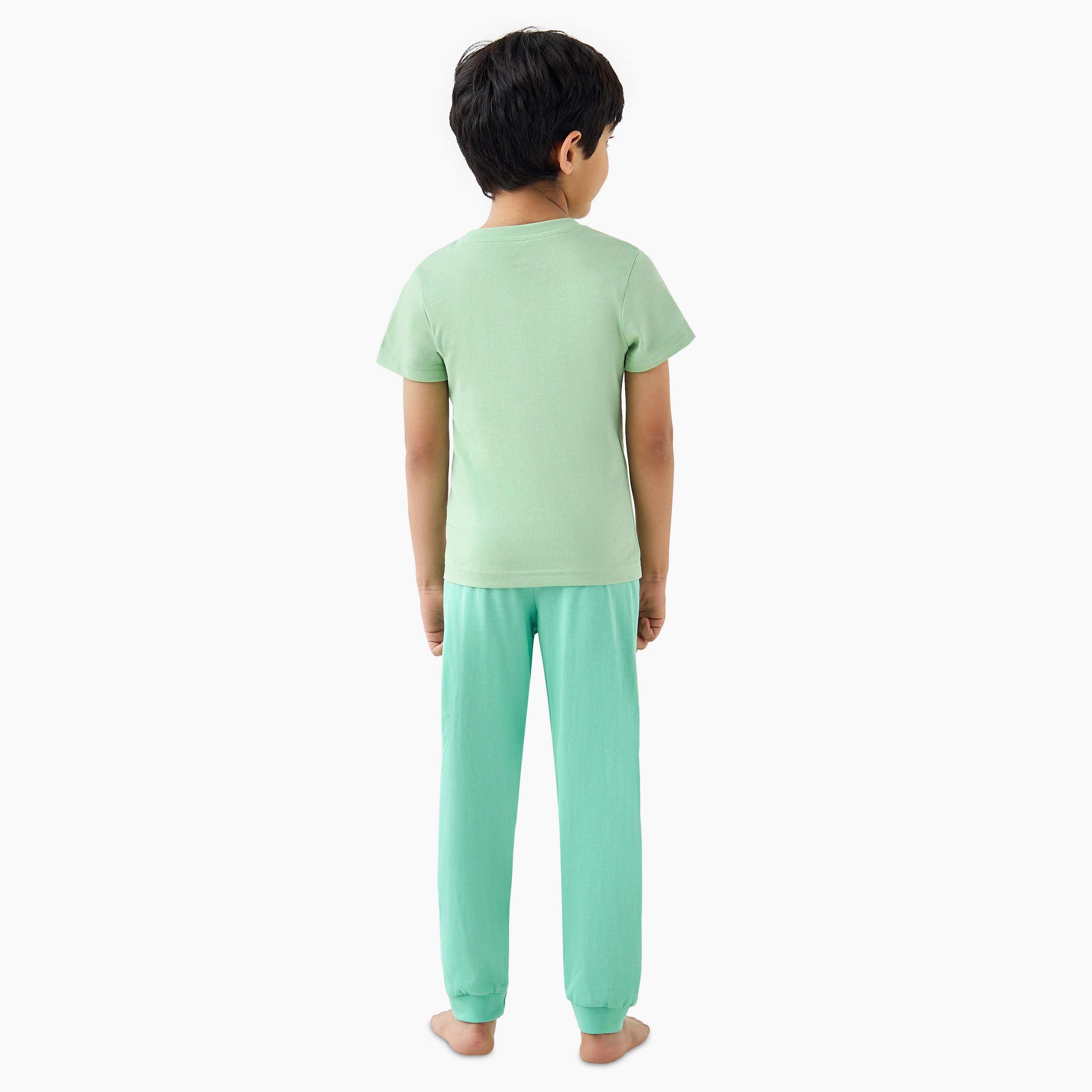 Juniors Printed T-shirt and Pyjama Set