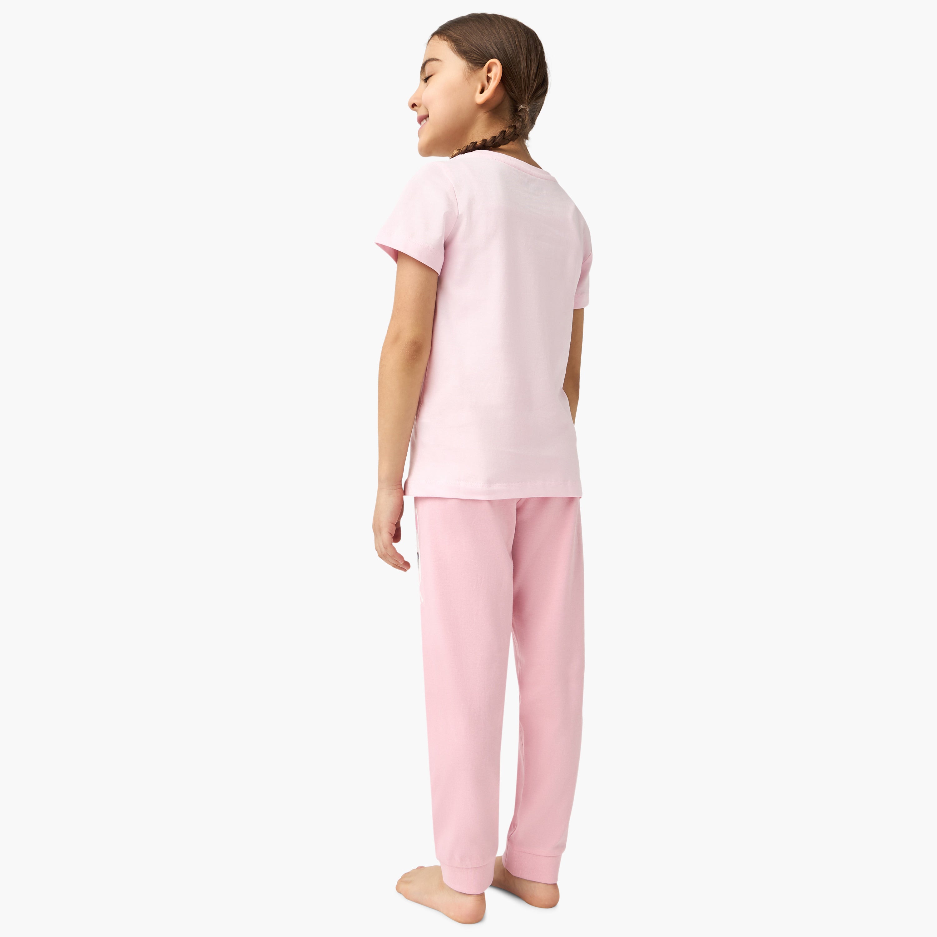 Juniors Unicorn Print T-shirt and Pyjama Set