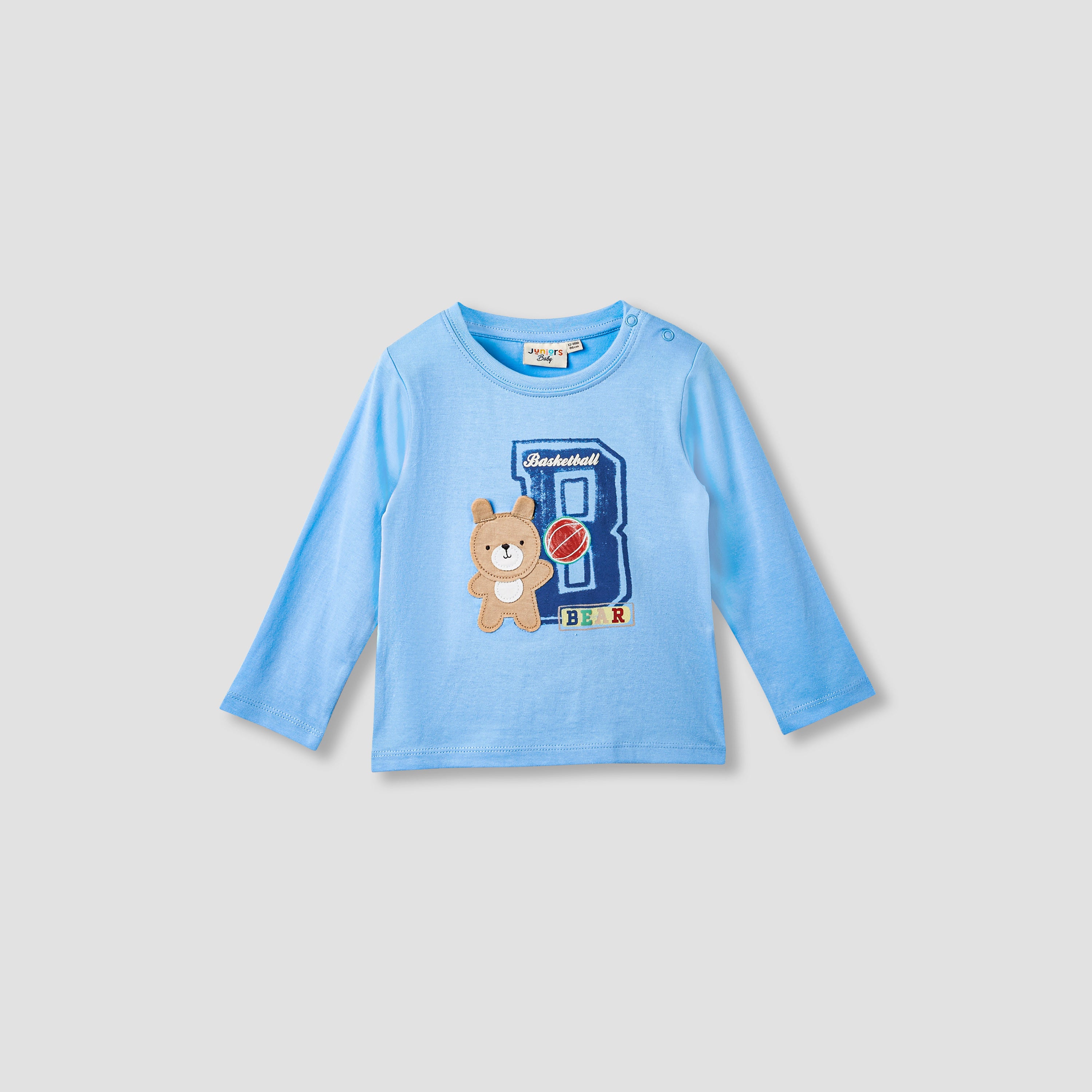 Juniors Printed T-shirt with Long Sleeves - Set of 3