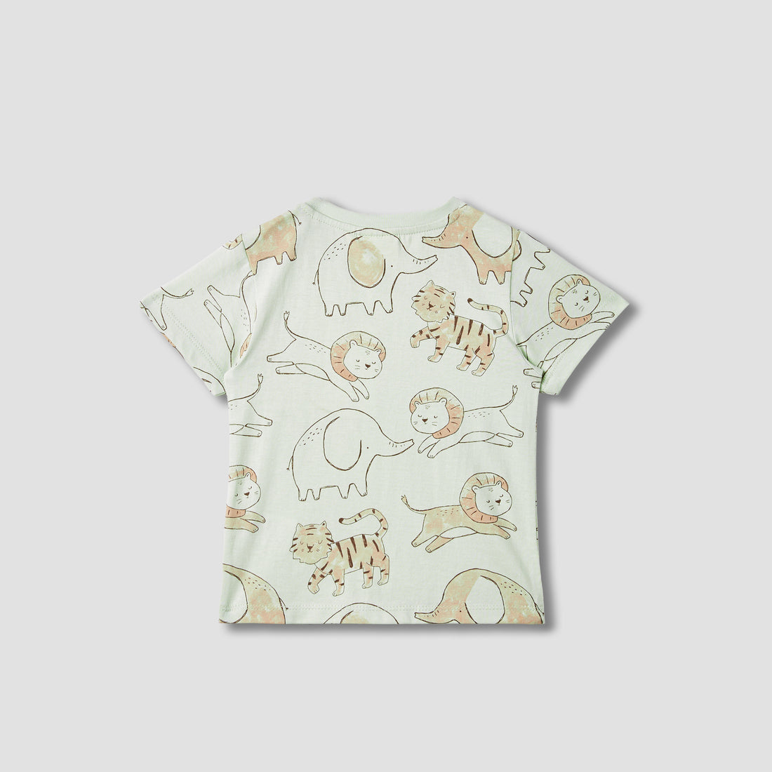 Juniors Animal Print T-shirt with Short Sleeves
