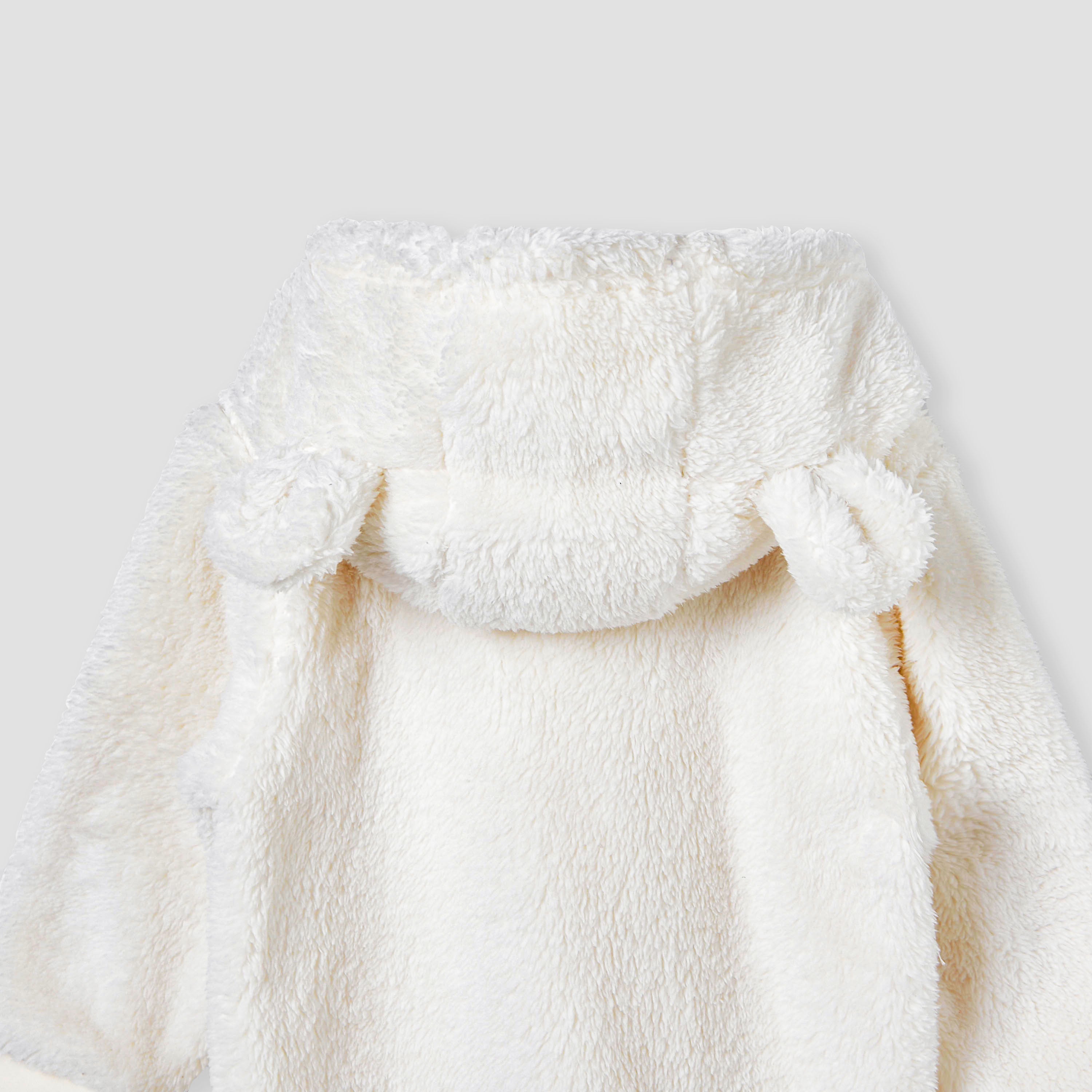 Juniors Hooded Coverall with Long Sleeves and Zip Closure
