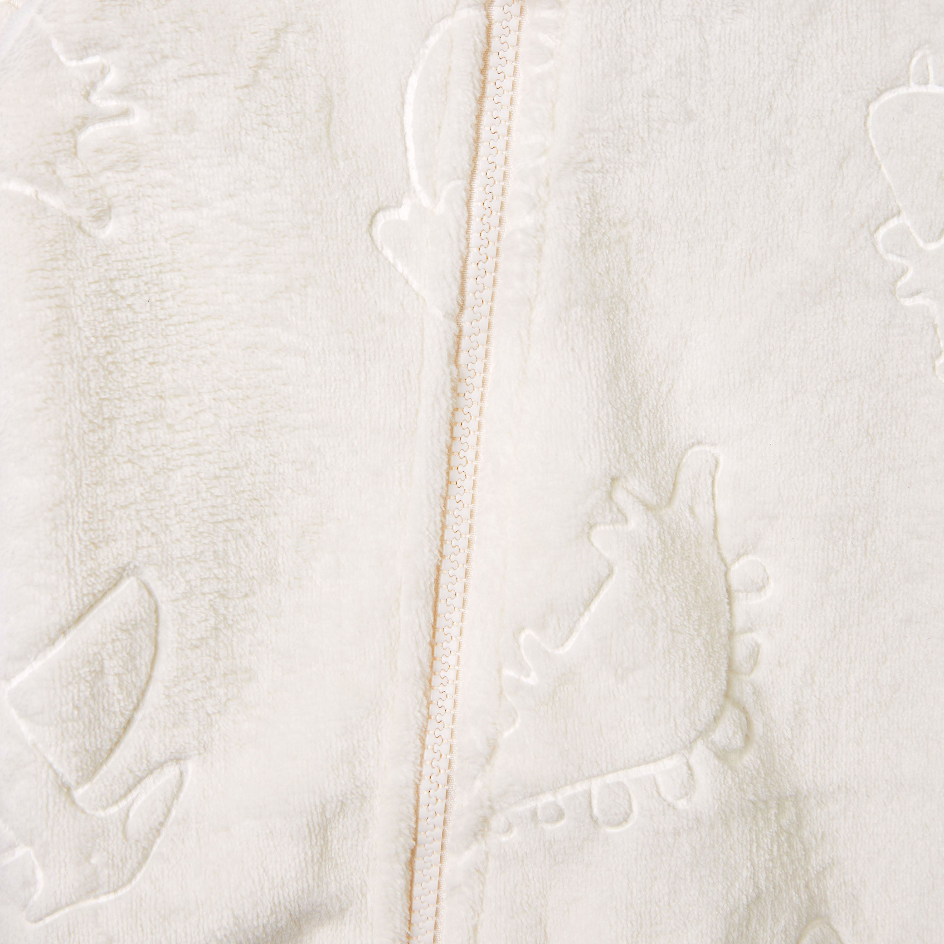 Juniors Dinosaur Embossed Coverall with Long Sleeves