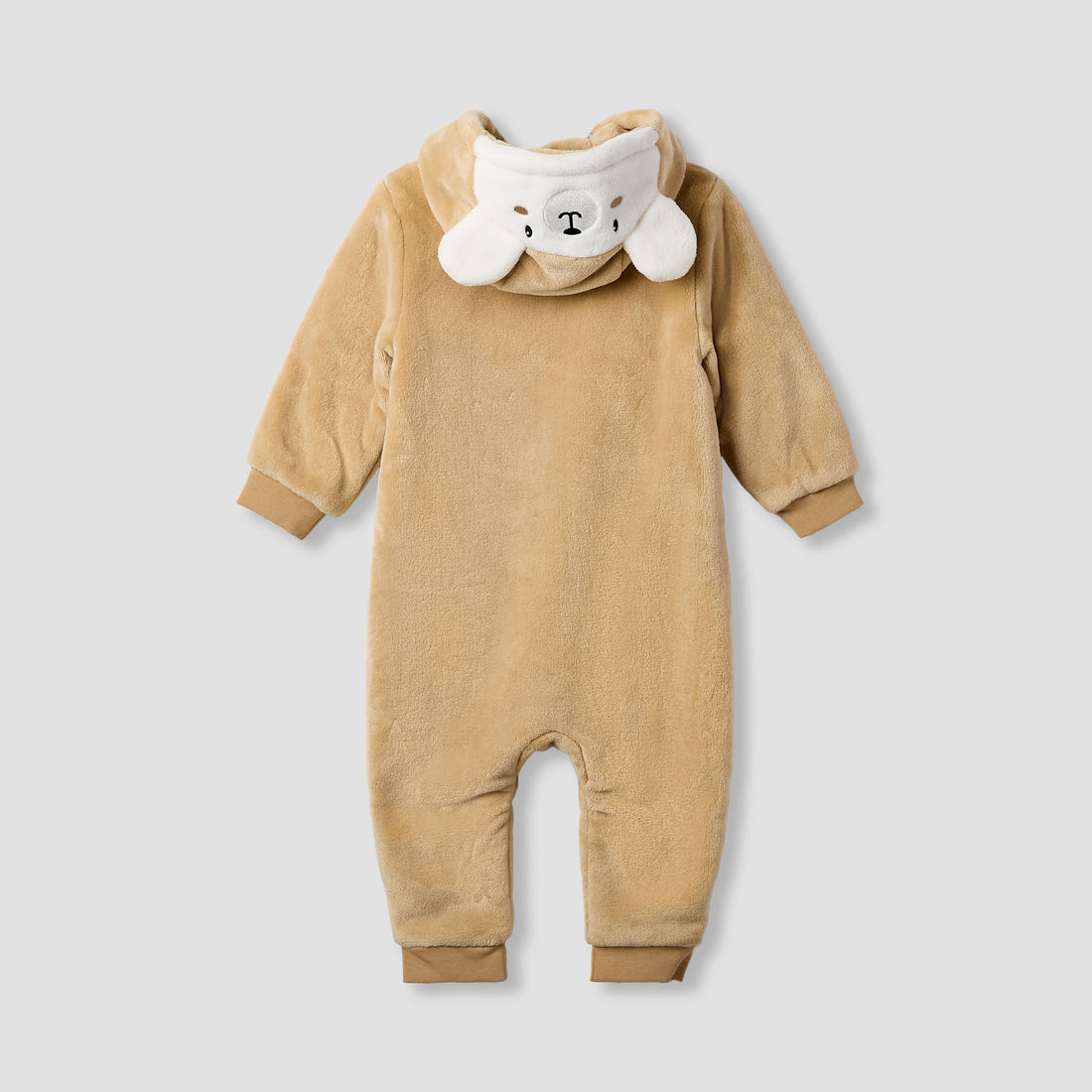 Juniors Hooded Neck Coverall with Zip Closure - Polyester - Long Sleeves