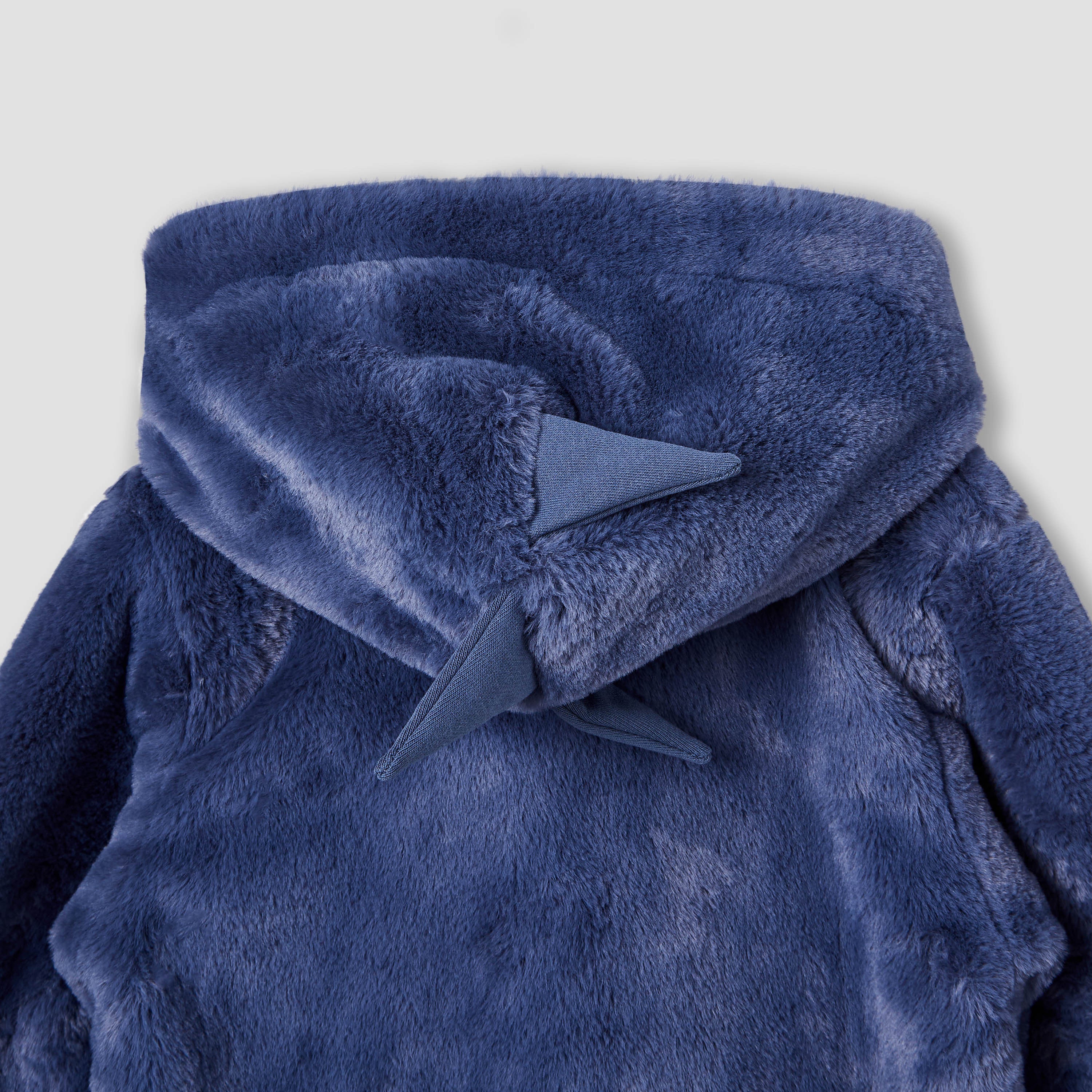 Juniors Applique Detail Hooded Coverall with Long Sleeves and Zip Closure