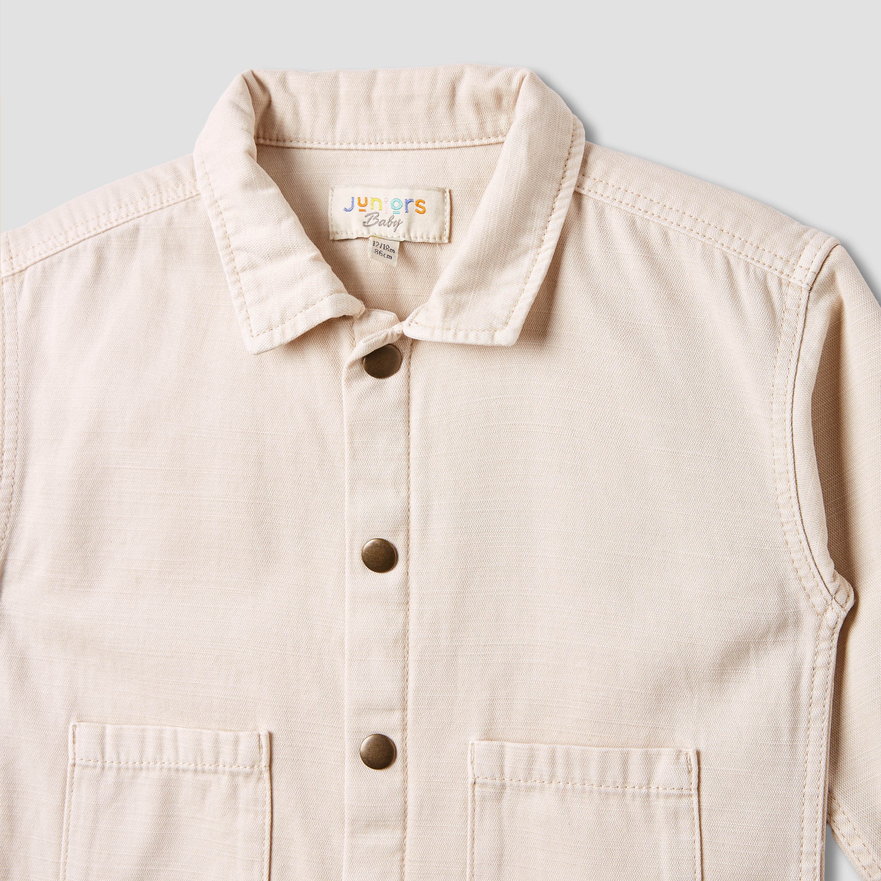 Juniors Denim Shirt with Collar