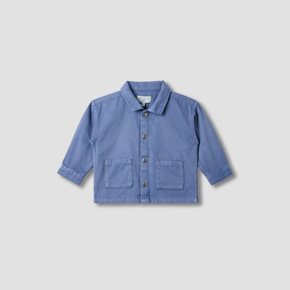 Juniors Denim Shirt with Collar - Blue / 12-18 mths
