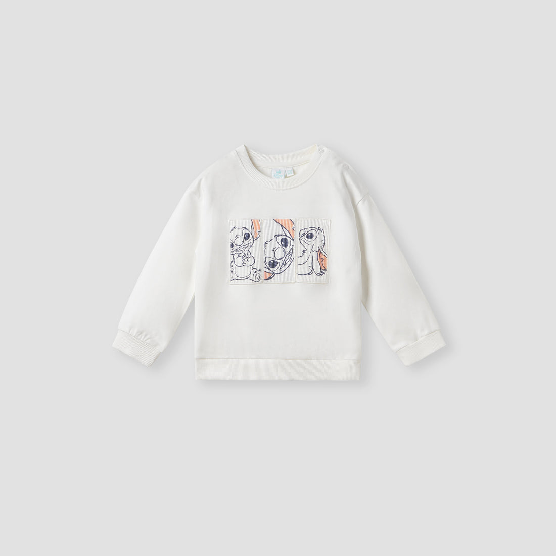 Disney Stitch Print Sweatshirt and Cargo Joggers Set