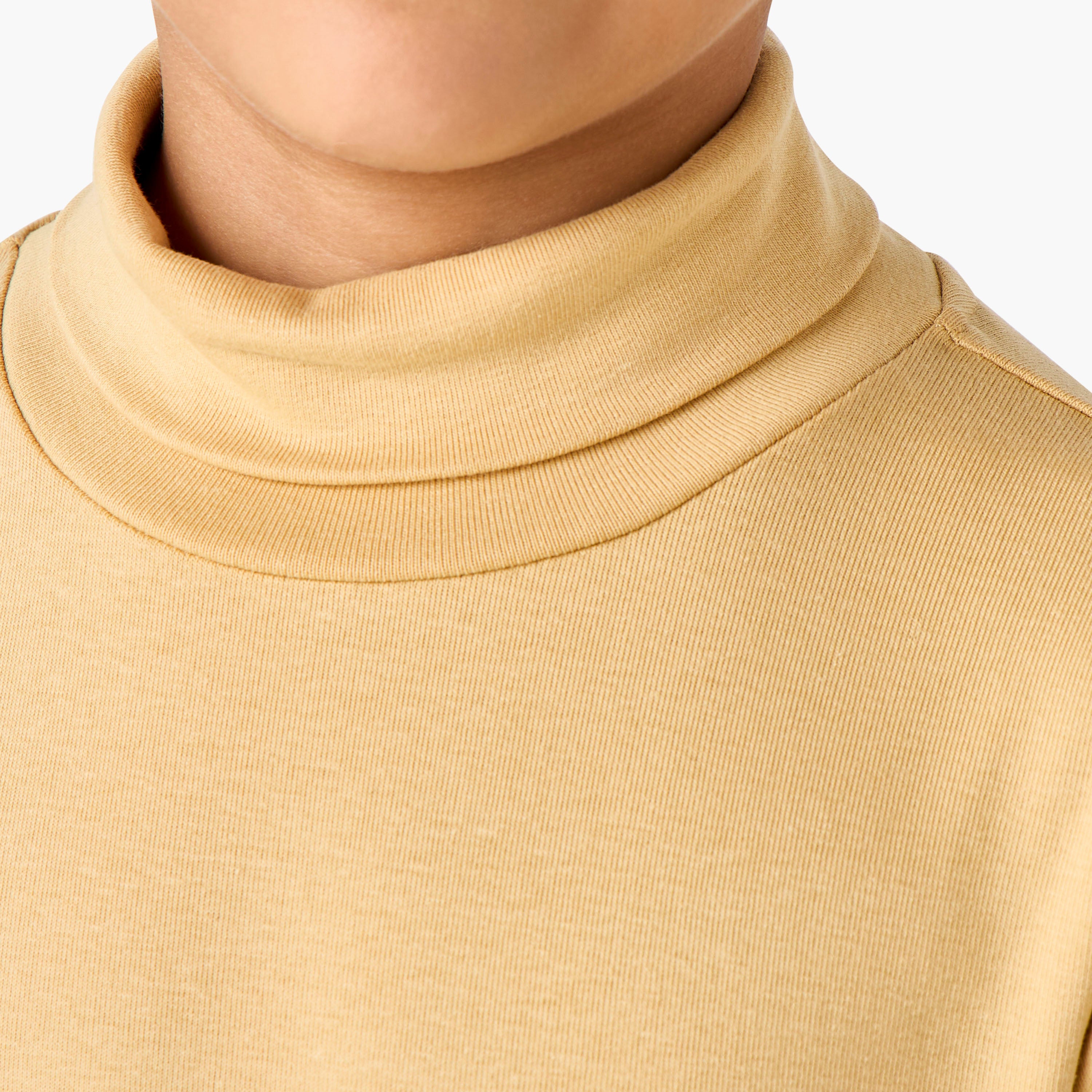 Juniors Boys Turtleneck T-shirt - Cotton Blend - Long Sleeves